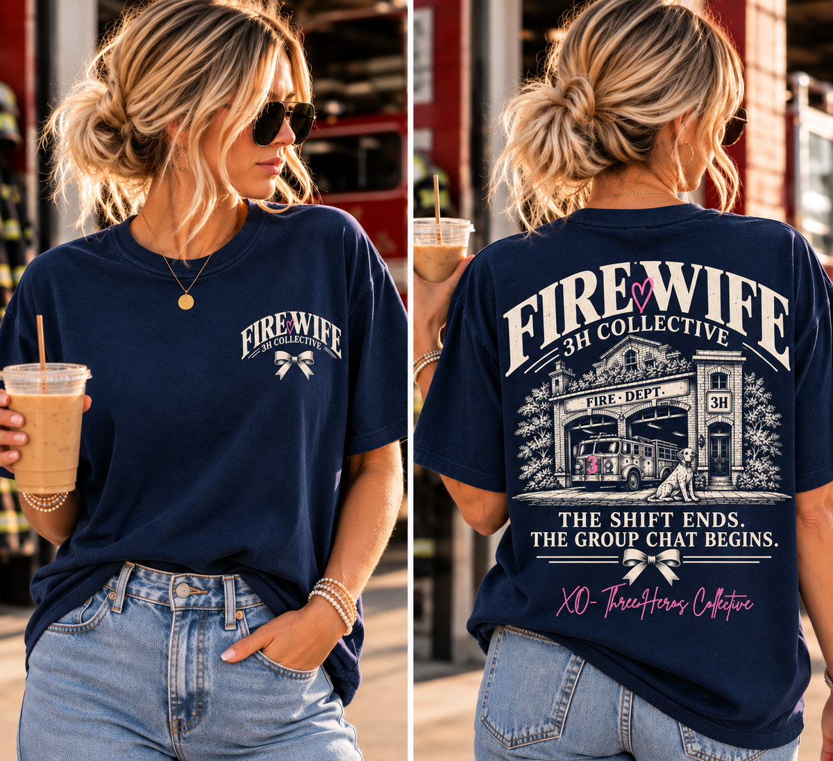 The Fire wife Collective | The Group Chat Tee |3H Collective