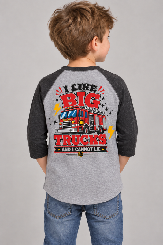 Future Truckie's- I Like BIG Trucks Toddler Tee | 3H Collective