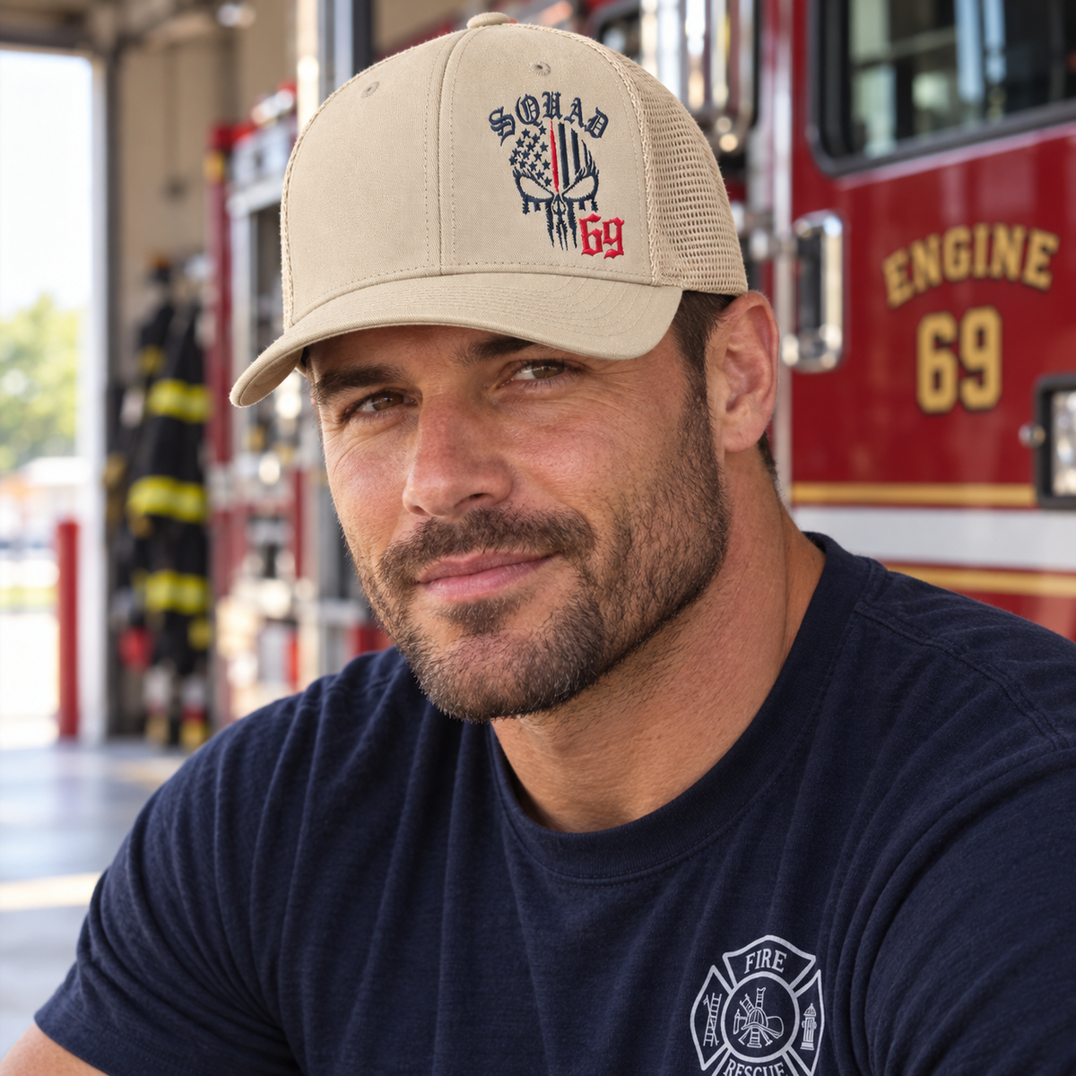 Custom Squad Hat | Firefighter Hats | 3H Collective