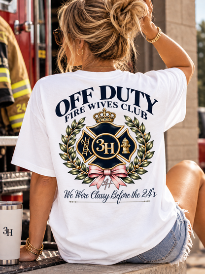 Off Duty Fire Wives Club Graphic Tee | 3H Collective