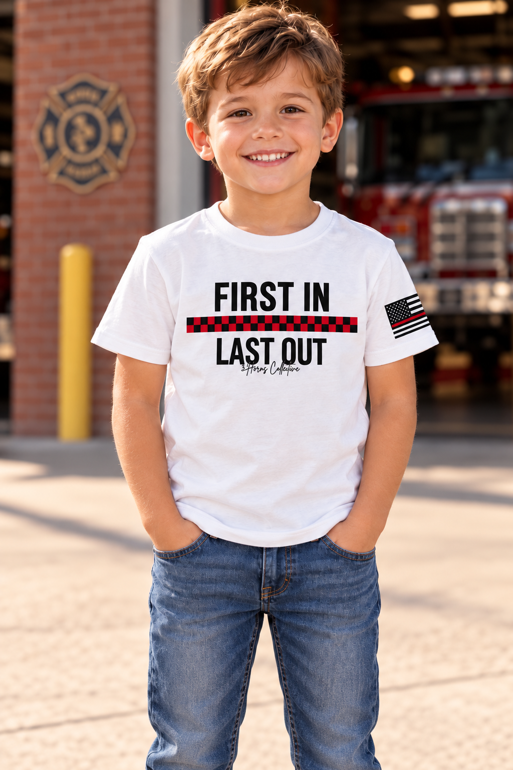First in Last out |Toddler Tee | 3H Collective
