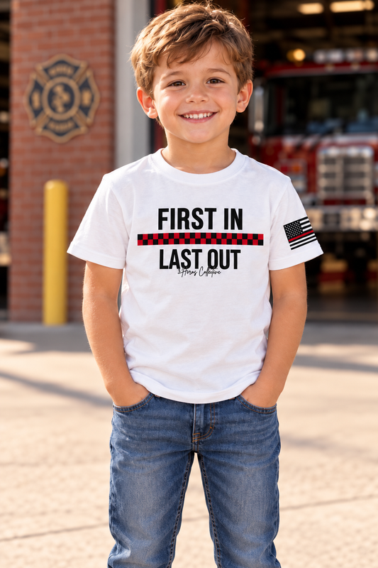 First in Last out |Toddler Tee | 3H Collective